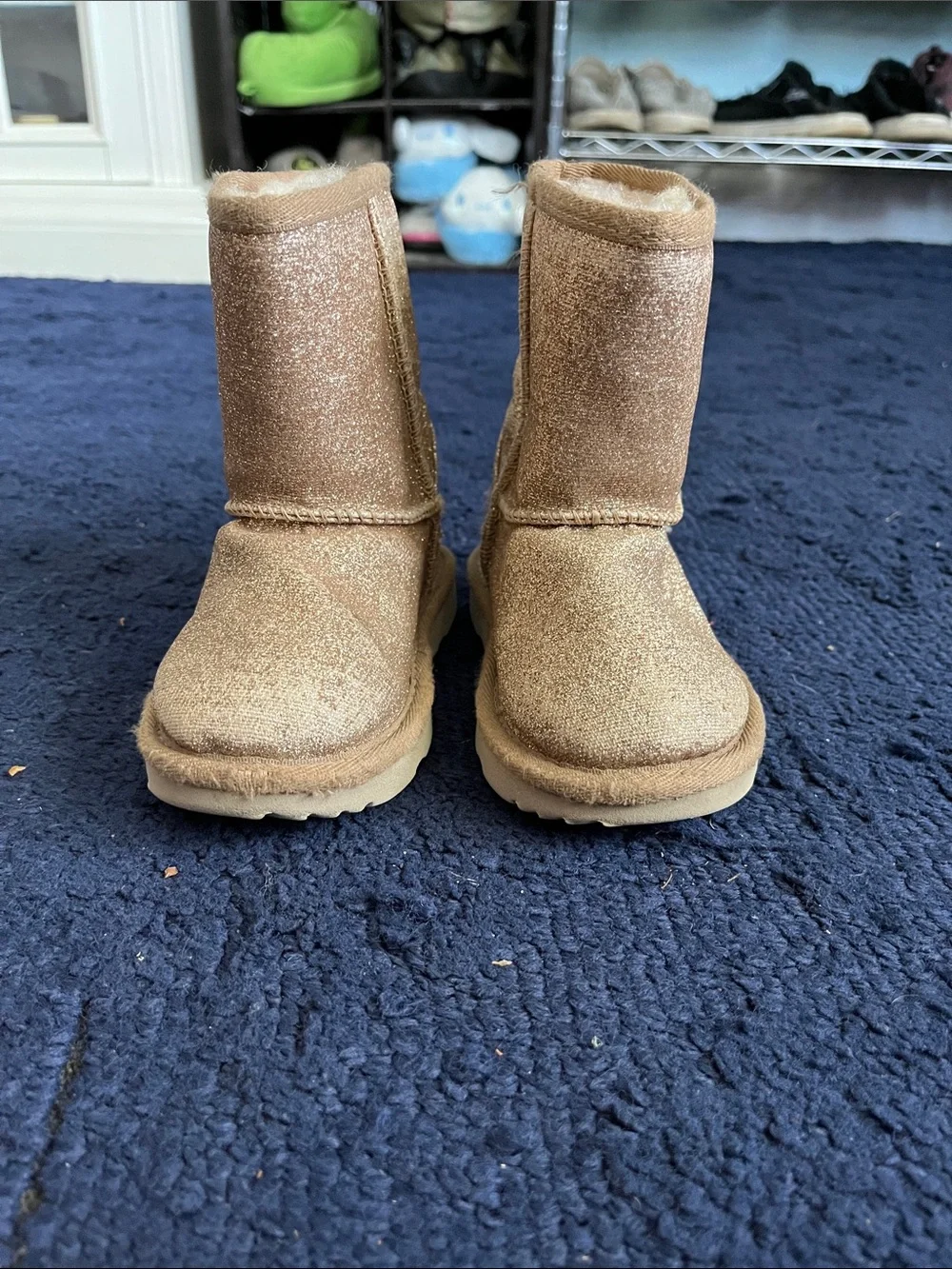 UGG Kids Sparkle Chestnut Boots
